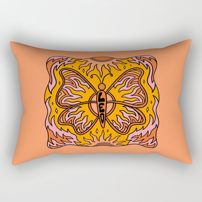 Leo Butterfly Rectangular Pillow Gallery Image 2