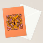 Leo Butterfly Stationery Card Gallery Image 2