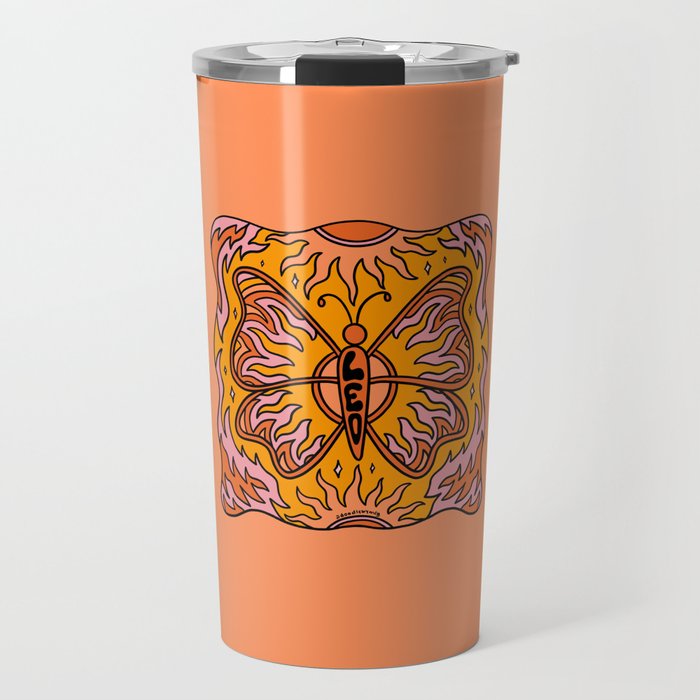 Leo Butterfly Travel Mug Gallery Image 1