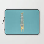A Book Lover (blue) Laptop Sleeve Gallery Image 1