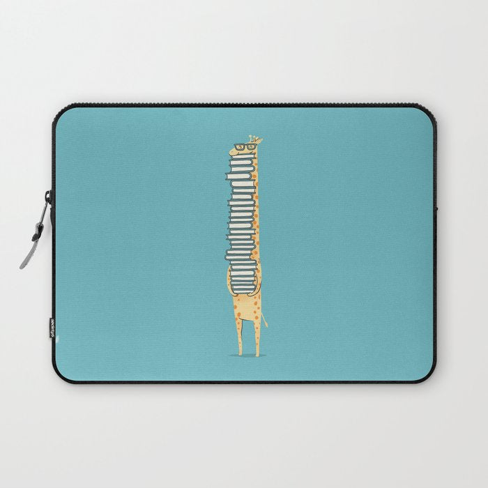 A Book Lover (blue) Laptop Sleeve Gallery Image 1