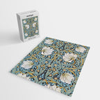 William Morris Pimpernel Wallpaper Design Jigsaw Puzzle Gallery Image 2