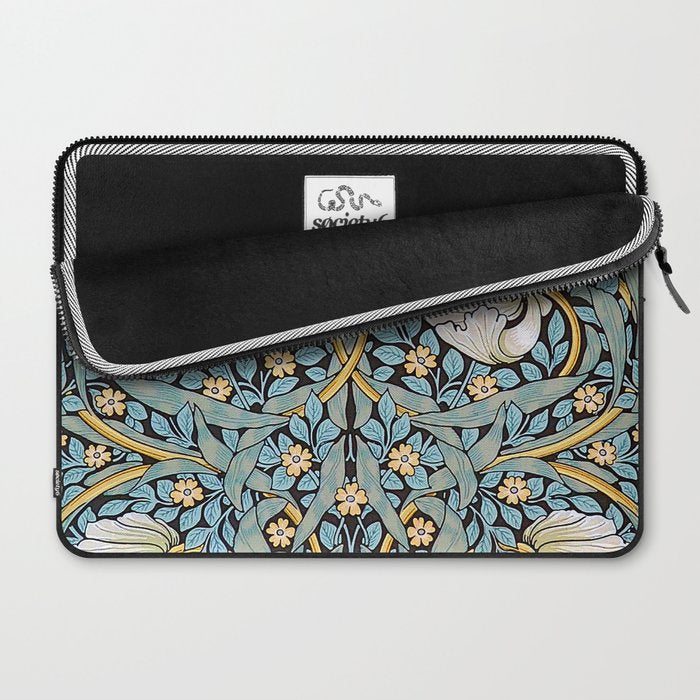 William Morris Pimpernel Wallpaper Design Laptop Sleeve Gallery Image 2