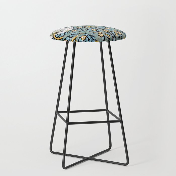 William Morris Pimpernel Wallpaper Design Stool Gallery Image 1