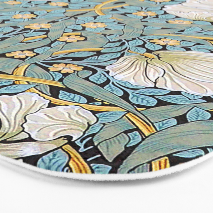 William Morris Pimpernel Wallpaper Design Bath Mat Gallery Image 3