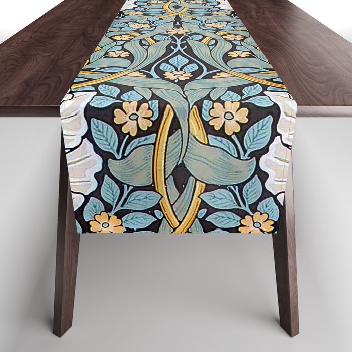 William Morris Pimpernel Wallpaper Design Table Runner Gallery Image 1