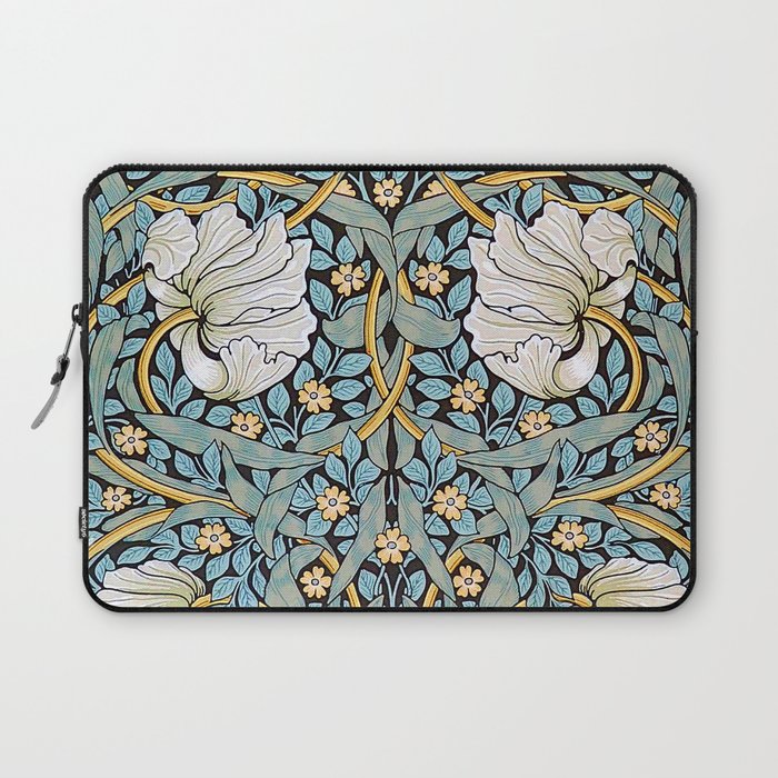 William Morris Pimpernel Wallpaper Design Laptop Sleeve Gallery Image 1