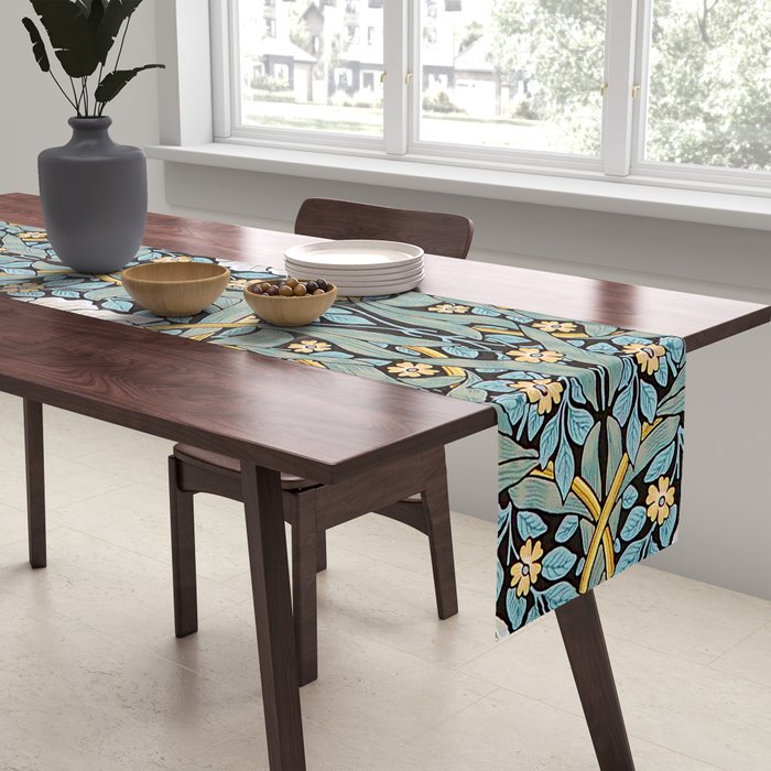 William Morris Pimpernel Wallpaper Design Table Runner Gallery Image 2