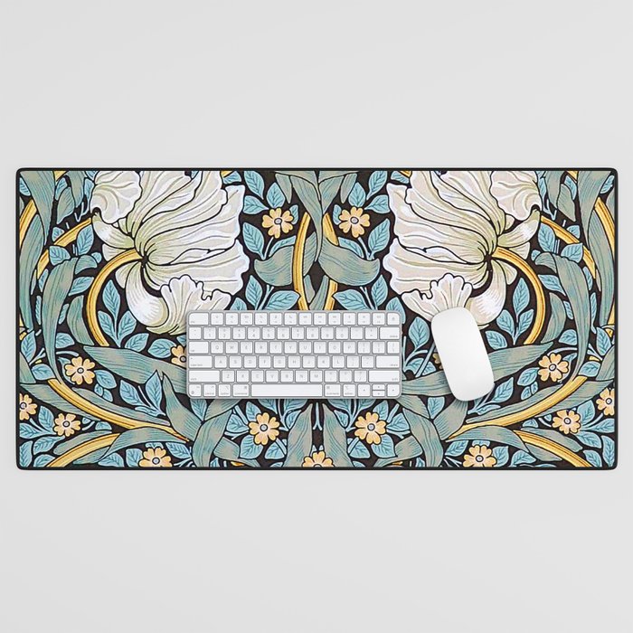 William Morris Pimpernel Wallpaper Design Desk Mat Gallery Image 1