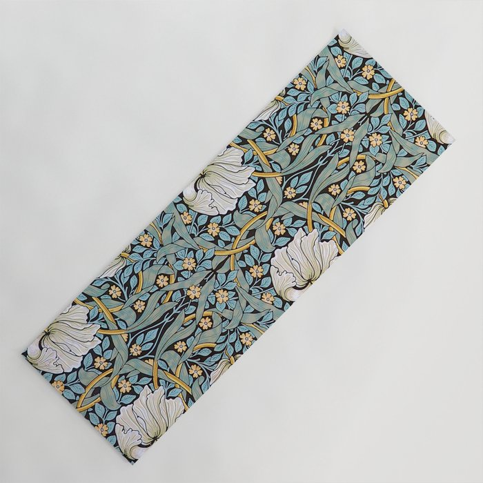 William Morris Pimpernel Wallpaper Design Yoga Mat Gallery Image 1