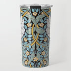 William Morris Pimpernel Wallpaper Design Travel Mug Gallery Image 1
