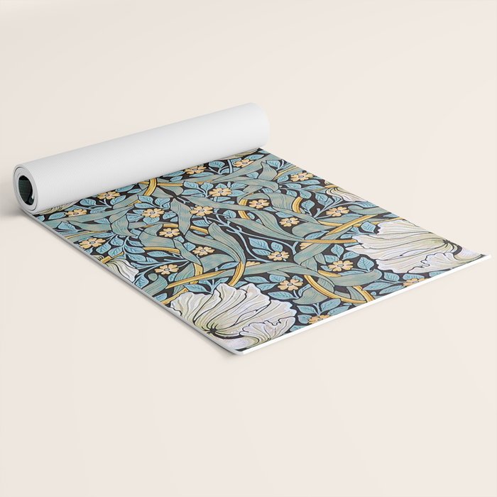 William Morris Pimpernel Wallpaper Design Yoga Mat Gallery Image 2