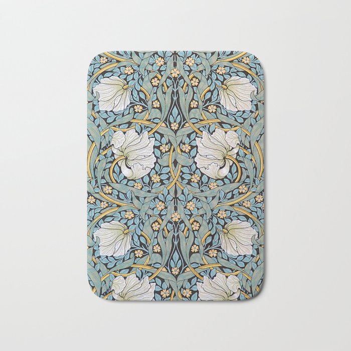 William Morris Pimpernel Wallpaper Design Bath Mat Gallery Image 1