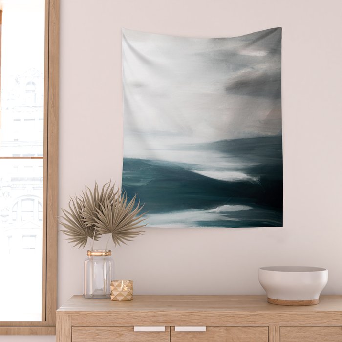 Abstract Oil Painting No. 117 Wall Tapestry Gallery Image 2