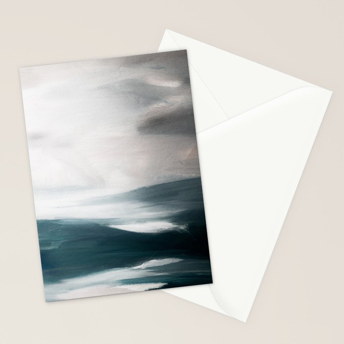 Abstract Oil Painting No. 117 Stationery Card Gallery Image 2