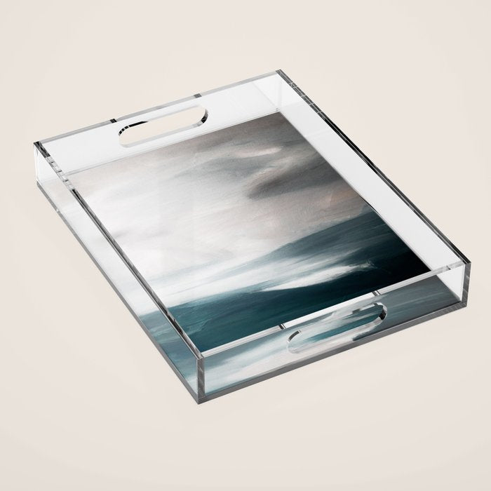 Abstract Oil Painting No. 117 Acrylic Tray Gallery Image 1