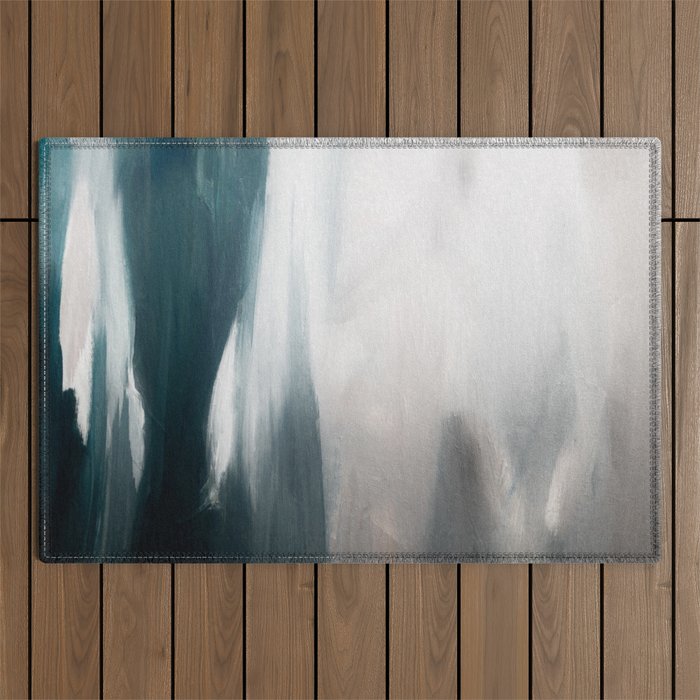 Abstract Oil Painting No. 117 Outdoor Rug Gallery Image 1