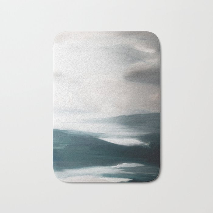 Abstract Oil Painting No. 117 Bath Mat Gallery Image 1