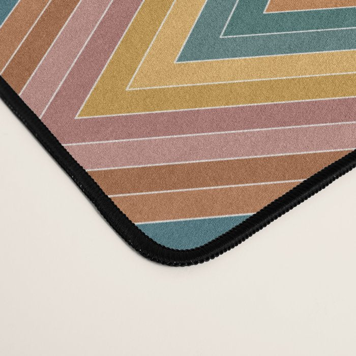 Boho Western Geometric Pattern I Desk Mat Gallery Image 4
