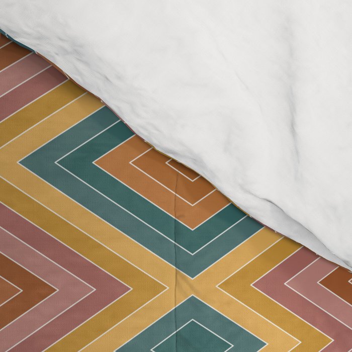 Boho Western Geometric Pattern I Comforter Gallery Image 4