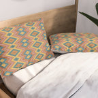 Boho Western Geometric Pattern I Pillow Sham Gallery Image 2