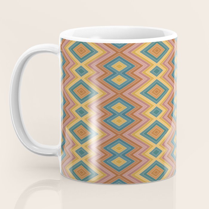 Boho Western Geometric Pattern I Coffee Mug Gallery Image 3