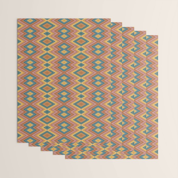 Boho Western Geometric Pattern I Wrapping Paper Gallery Image 3