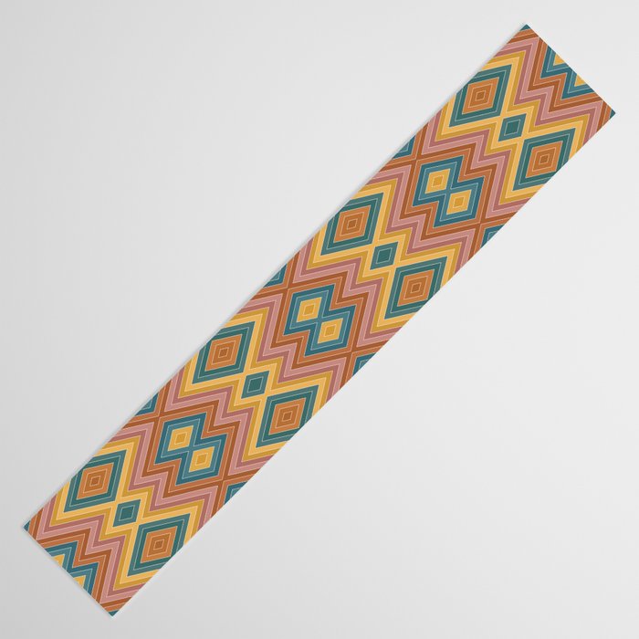 Boho Western Geometric Pattern I Table Runner Gallery Image 3