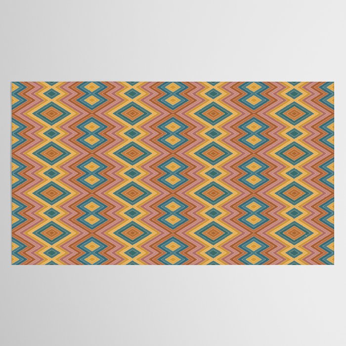Boho Western Geometric Pattern I Tablecloth Gallery Image 2