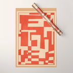 Abstract Edged Form 2 Wrapping Paper Gallery Image 1