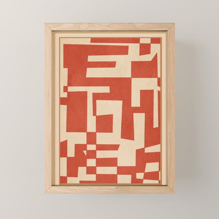 Abstract Edged Form 2 Mini Art Print Gallery Image 1
