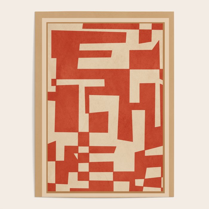 Abstract Edged Form 2 Poster Gallery Image 4