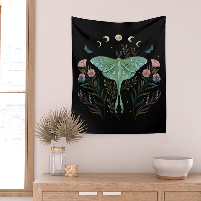 Luna and Forester Wall Tapestry Gallery Image 2