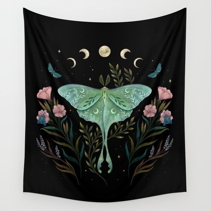 Luna and Forester Wall Tapestry Gallery Image 1