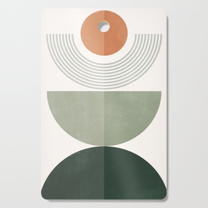 Minimal Geometric Shapes 175 Cutting Board Gallery Image 1