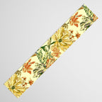 Watercolor Golden Bloom Table Runner Gallery Image 3