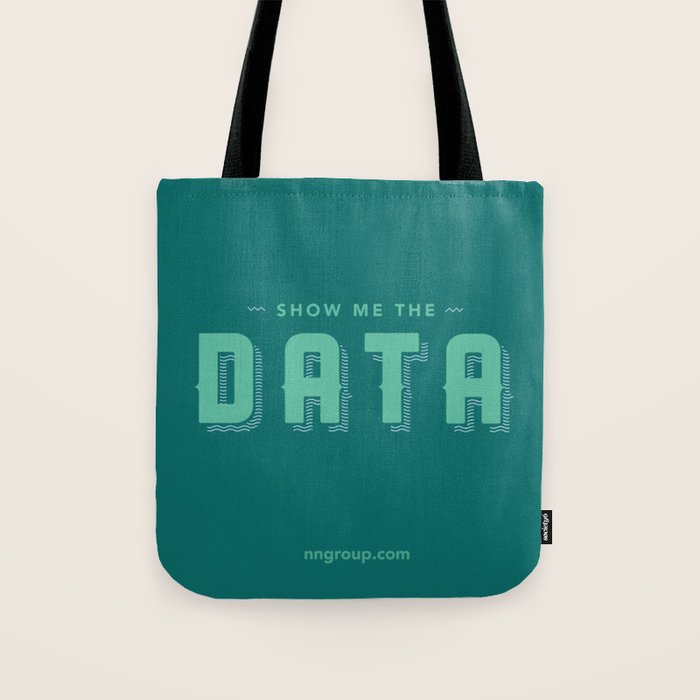 Show Me The Data Tote Bag Gallery Image 1