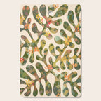Matisse Inspired Colorful Abstract Leaves with Flowers Cutting Board Gallery Image 1