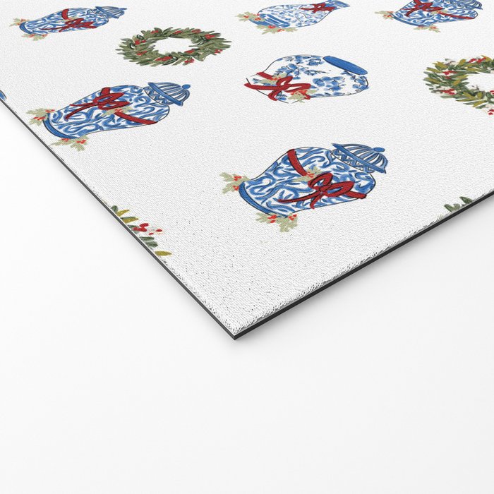 Ginger Jar Christmas Welcome Mat Gallery Image 2
