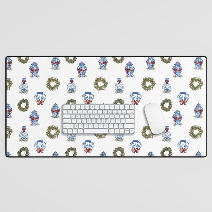 Ginger Jar Christmas Desk Mat Gallery Image 1