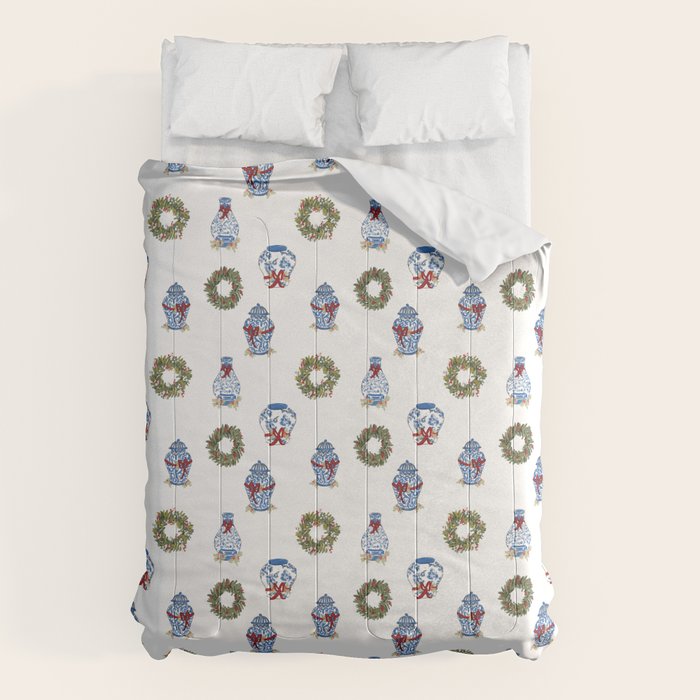 Ginger Jar Christmas Comforter Gallery Image 6