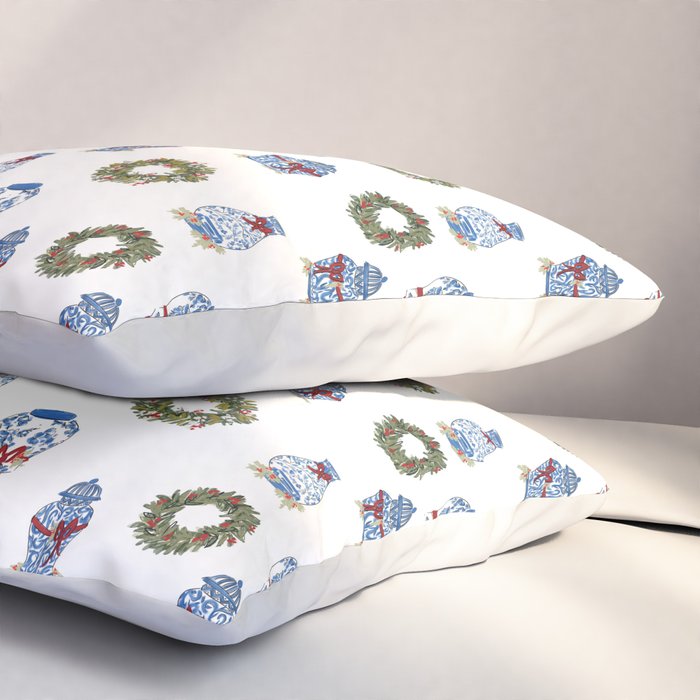 Ginger Jar Christmas Pillow Sham Gallery Image 3