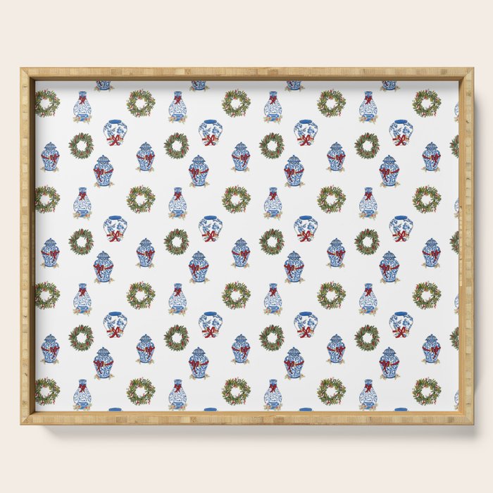 Ginger Jar Christmas Serving Tray Gallery Image 1