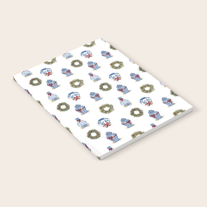 Ginger Jar Christmas Notebook