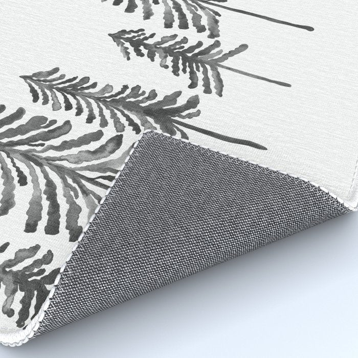Pine Trees - Black Ink Rug Gallery Image 4