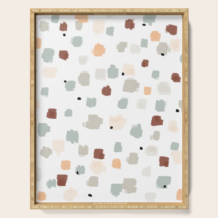 Bloom Field - Peach Serving Tray Gallery Image 1