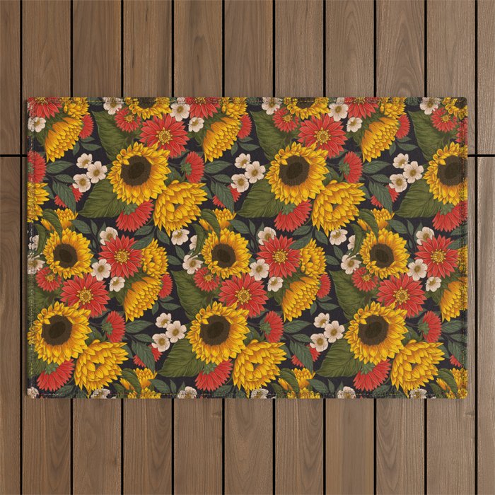 Sunflower Meadow Outdoor Rug Gallery Image 1
