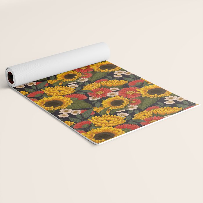 Sunflower Meadow Yoga Mat Gallery Image 2