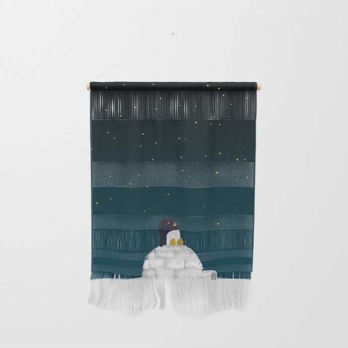 Star gazing - Penguin's dream of flying Wall Hanging Gallery Image 1