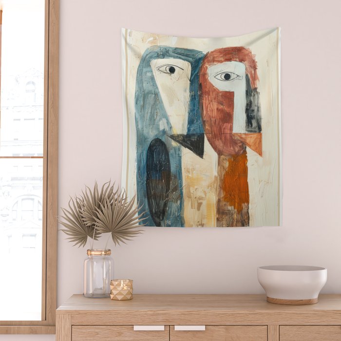 Bird Duality I Wall Tapestry Gallery Image 2